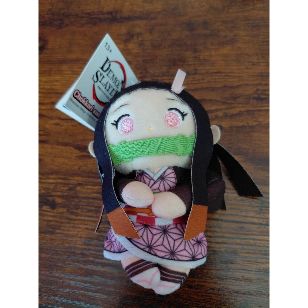 Demon Slayer 5" Kamado Nezuko Chokkori San Mini Plush Anime Manga NEW